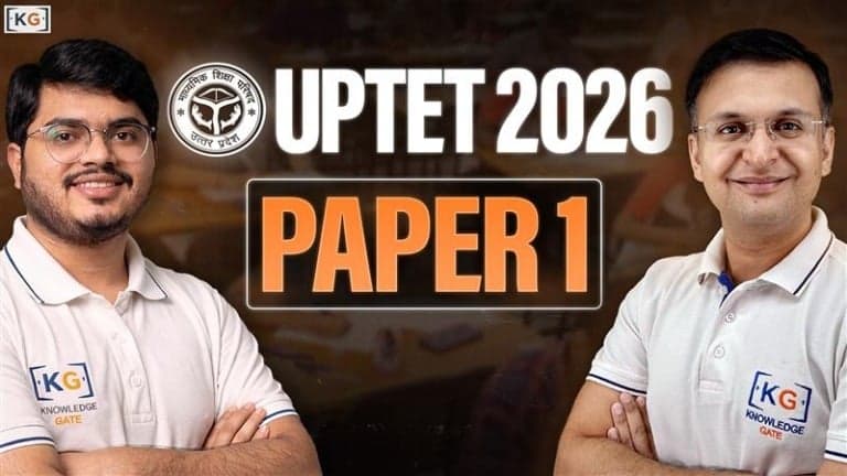 UPTET Paper 1 2026