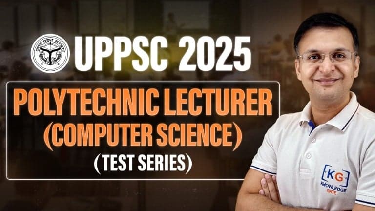 UPPSC Polytechnic Lecturer 2025 (CS) Test Series course cover