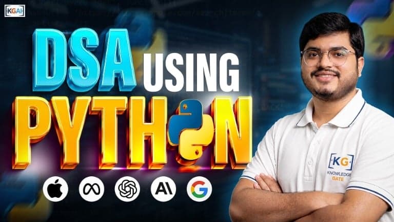 DSA Using Python course cover
