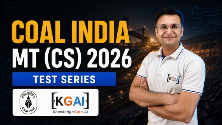 Coal India Management Trainee (CS) Recruitment Test Series course cover