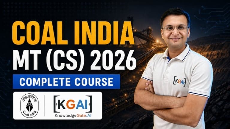 Coal India Management Trainee (CS) Recruitment 2026 course cover