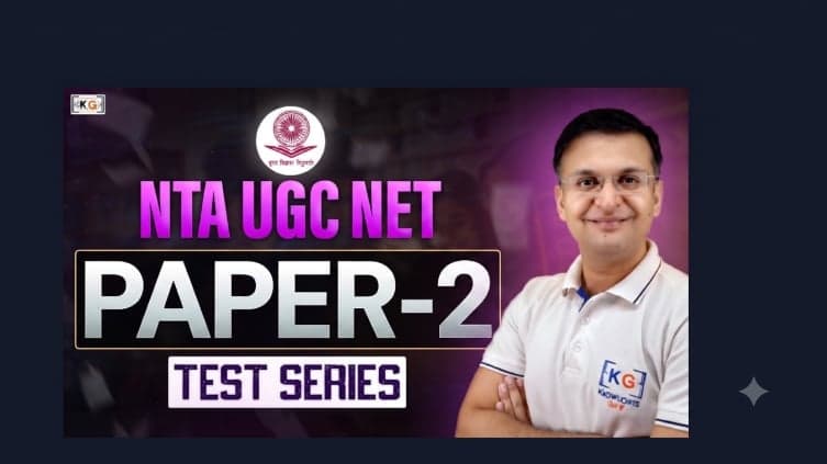 NTA UGC NET Paper - 2 Test Series course cover