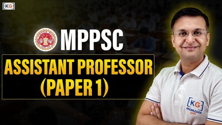 MPPSC Assistant Professor Paper 1 (General Knowledge) 2026