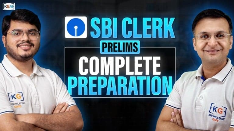SBI Clerk Prelims course cover