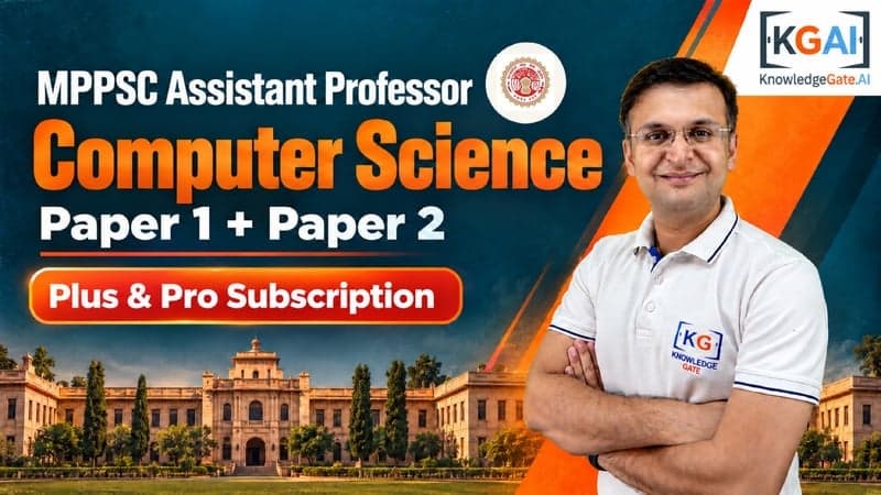 MPPSC Assistant Professor 2026 – Computer Science (Paper 1 + Paper 2) course cover