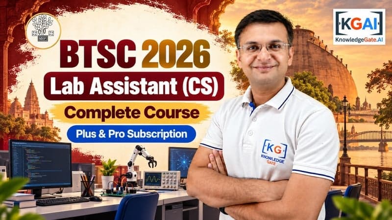 BTSC Lab Assistant (CS) 2026 course cover