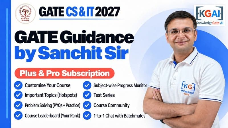 GATE Guidance by Sanchit Sir