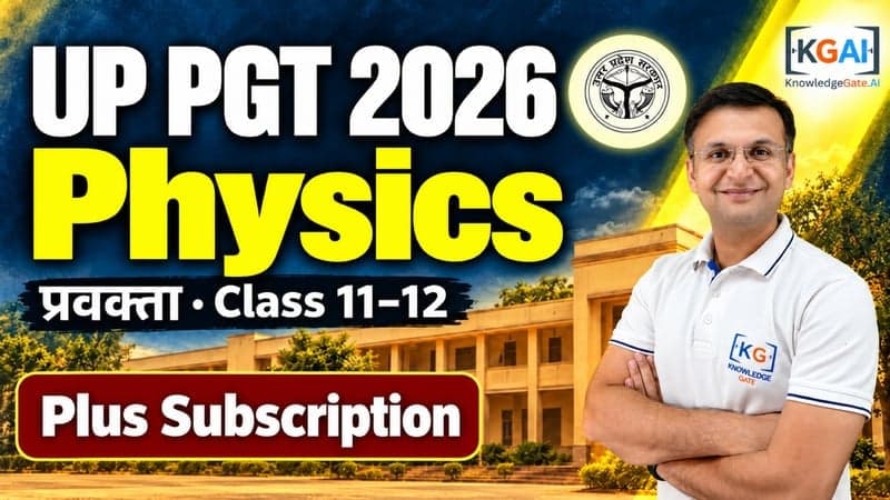 UP PGT Physics 2026 (प्रवक्ता) course cover