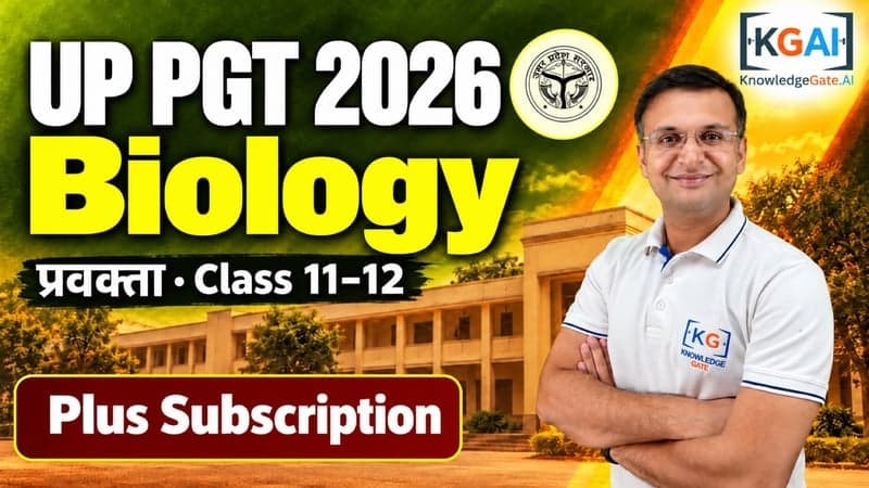 UP PGT Biology 2026 (प्रवक्ता) course cover