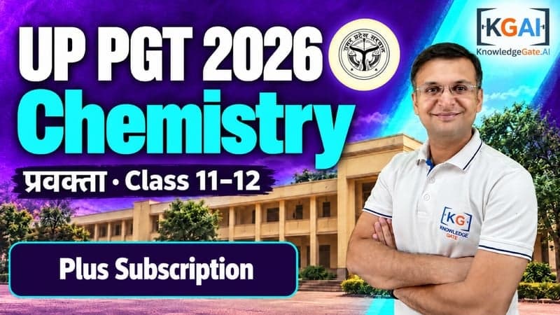 UP PGT Chemistry 2026 (प्रवक्ता) course cover