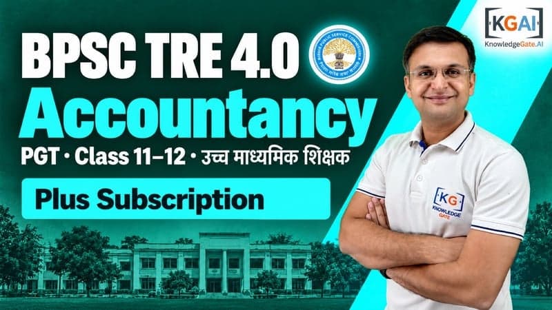 BPSC TRE 4.0 PGT Accountancy (कक्षा 11–12) course cover