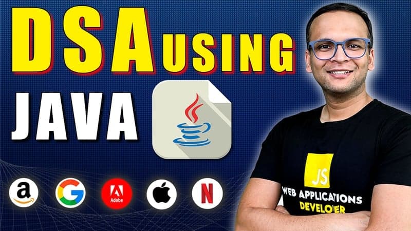 DSA using Java course cover