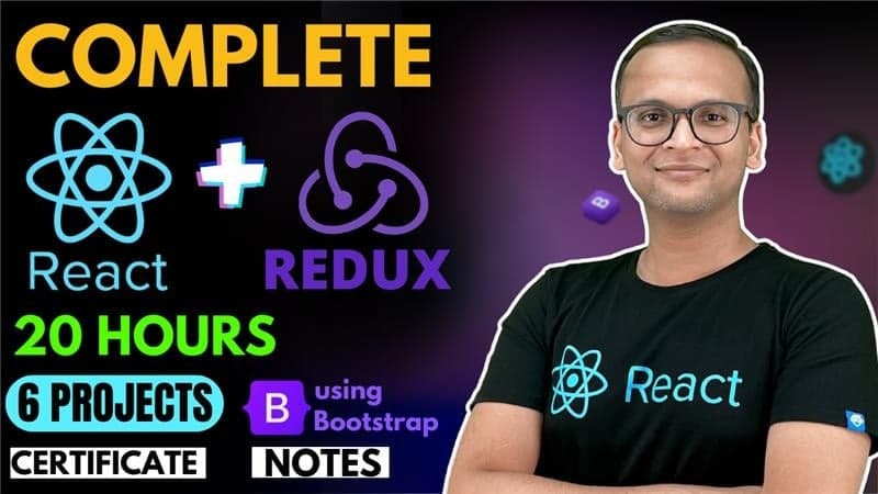 React and Redux course cover